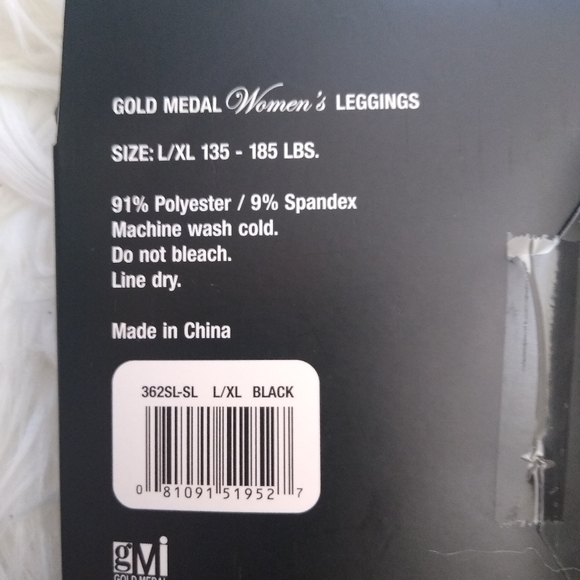 NWT Fleece lined Leggings Size L/XL - Picture 4 of 5